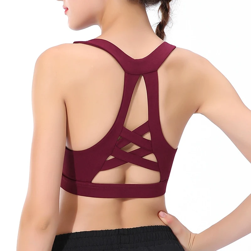 New female sports bra shock-proof gathering yoga fitness beauty back yoga vest-style sports underwear
New female sports bra shock-proof gathering yoga fitness beauty back yoga vest-style sports underwear