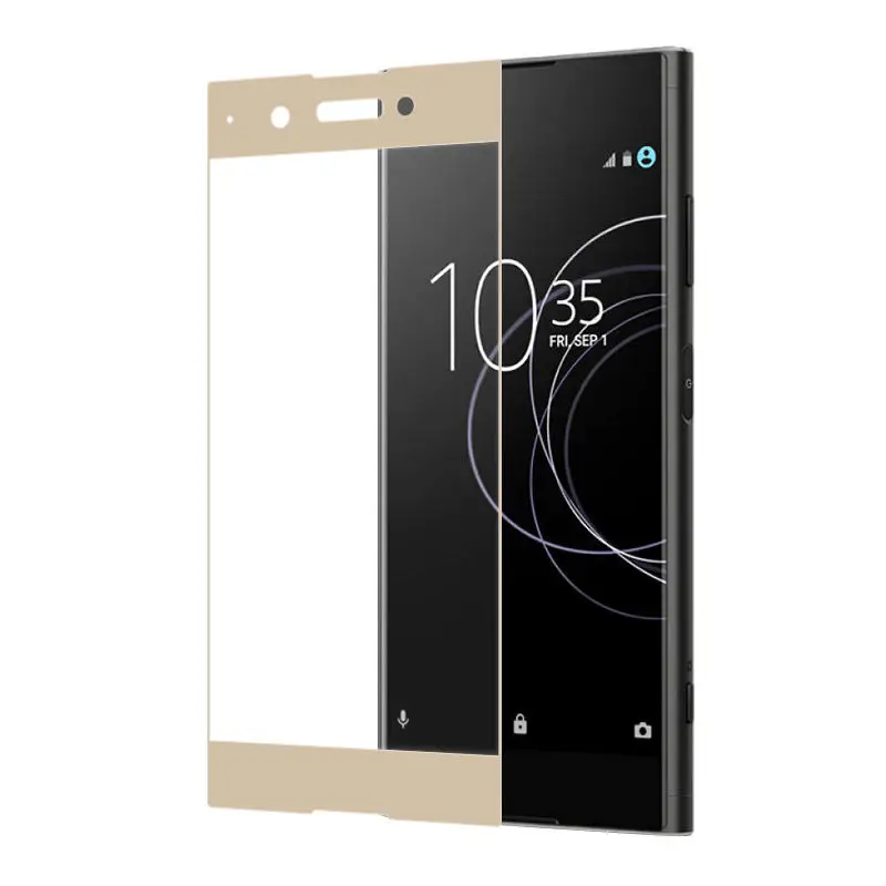 2 шт закаленное стекло для Sony Xperia XA1 Plus Защита экрана Dual G3412 полное покрытие защита