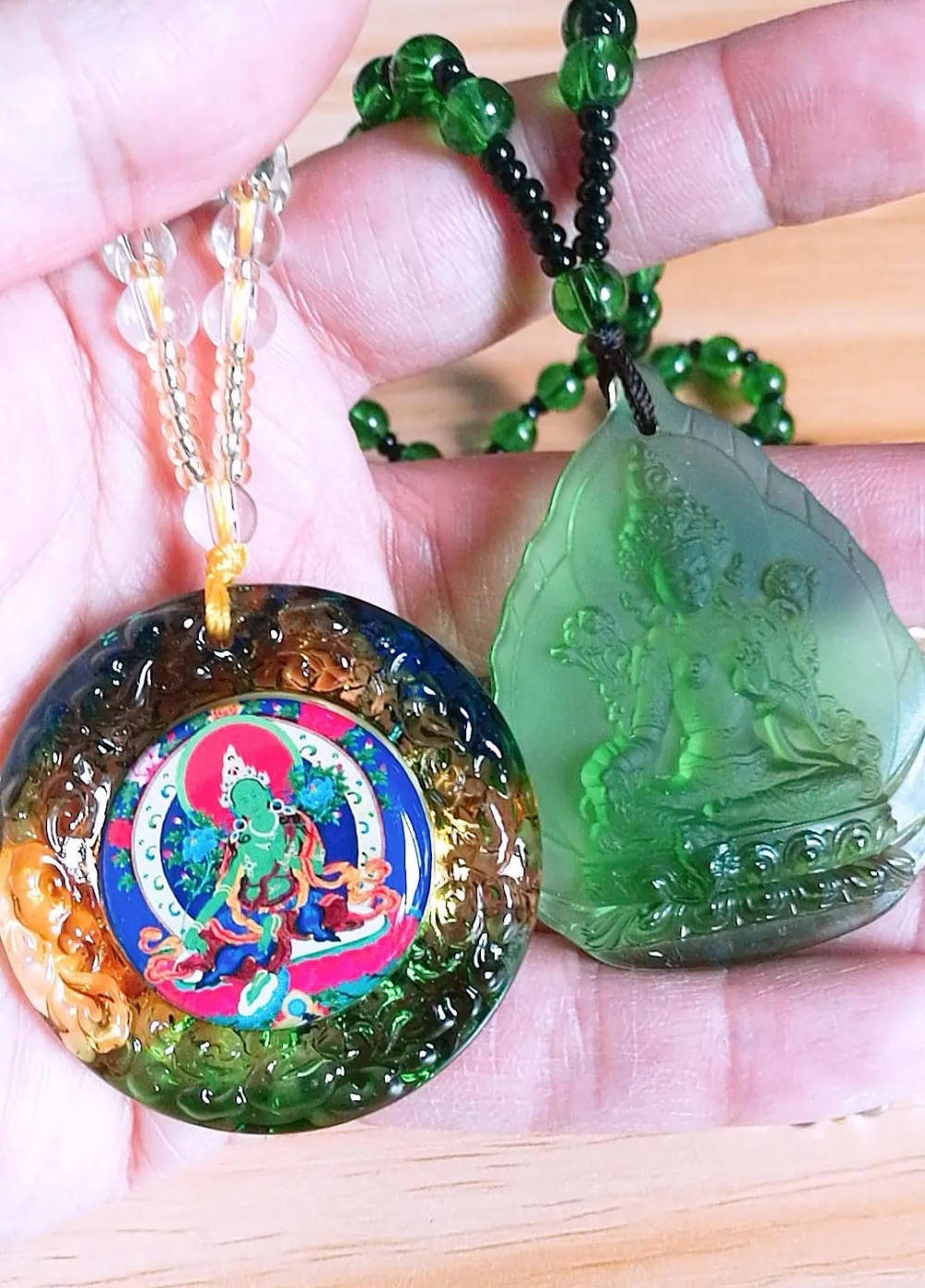 2PCS GOOD Buddhist supplies Greco-Buddhist pocket travel efficacious talisman Tara Green Bodhisattva Buddha Crystal Amulet
2PCS GOOD Buddhist supplies Greco-Buddhist pocket travel efficacious talisman Tara Green Bodhisattva Buddha Crystal Amulet