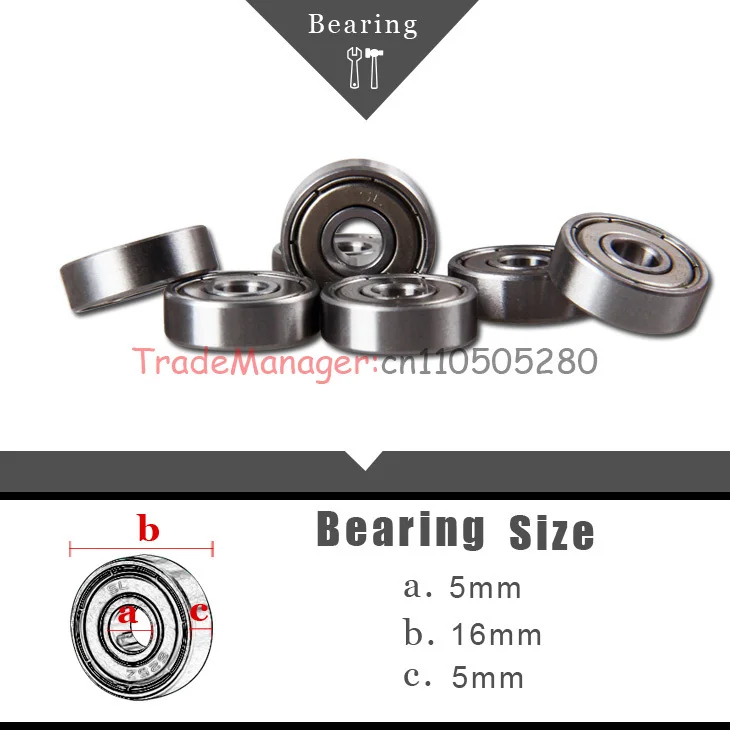 Brand new imported 10PCS Miniature Radial Ball Bearings bearings 5*16*5 (625) Accessories Remote control helicopter spare parts
Brand new imported 10PCS Miniature Radial Ball Bearings bearings 5*16*5 (625) Accessories Remote control helicopter spare parts