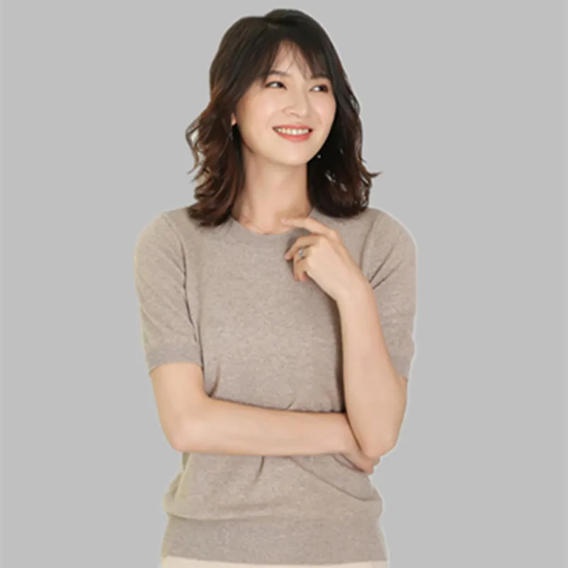 Snaoutofit New Round Neck Short-Sleeved Good Quality Wild Cashmere Sweater Slim Half Bottoming Thin Section Hot Sale Vest
Snaoutofit New Round Neck Short-Sleeved Good Quality Wild Cashmere Sweater Slim Half Bottoming Thin Section Hot Sale Vest