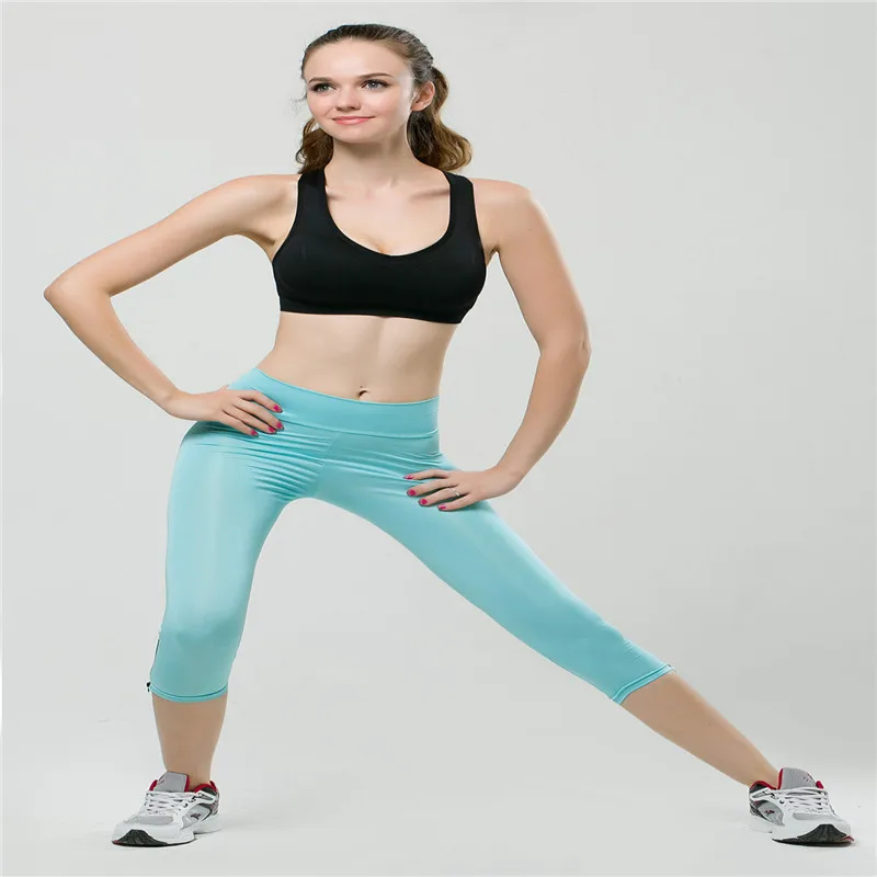Calf-Length Elastic Waist Exercise Sport Clothing Slim Gym Fitness Leggings Women Sports Pants Fitness Running Slim Trousers
Calf-Length Elastic Waist Exercise Sport Clothing Slim Gym Fitness Leggings Women Sports Pants Fitness Running Slim Trousers