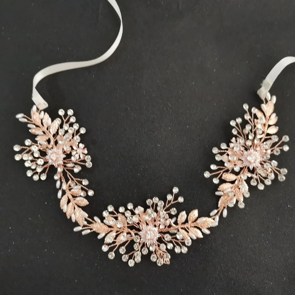 SLBRIDAL Handmade Wired Crystal Rhinestones Pearls Wedding Hair accessories Headpieces Bridal Headband Women Bridesmaids Jewelry
SLBRIDAL Handmade Wired Crystal Rhinestones Pearls Wedding Hair accessories Headpieces Bridal Headband Women Bridesmaids Jewelry