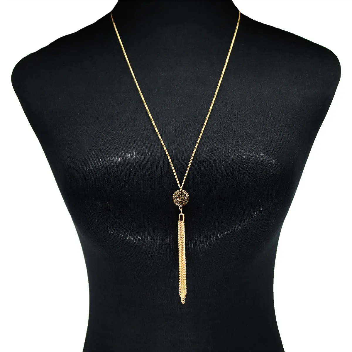 Vintage Hollow Geometric Tassel Pendant Necklace Women Long Chain Clavicle Statement Necklace Jewelry
Vintage Hollow Geometric Tassel Pendant Necklace Women Long Chain Clavicle Statement Necklace Jewelry