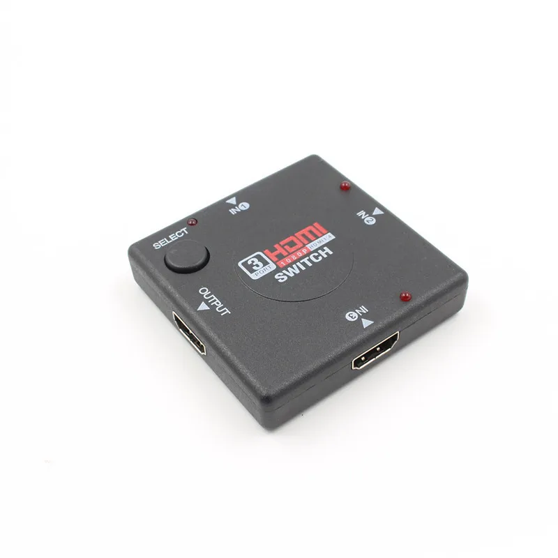 Mini 3 Port HDMI-compatible Switch 3 in 1 out Port Splitter Amplifier Switcher for HDTV 1080P Vedio HDMI-compatible HD converter
Mini 3 Port HDMI-compatible Switch 3 in 1 out Port Splitter Amplifier Switcher for HDTV 1080P Vedio HDMI-compatible HD converter