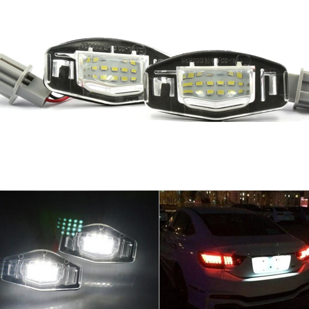 2Pcs 18 LED 12v License Plate Lights Lamp For Honda Civic 2001-2005 For Accord Odyssey Universal
2Pcs 18 LED 12v License Plate Lights Lamp For Honda Civic 2001-2005 For Accord Odyssey Universal