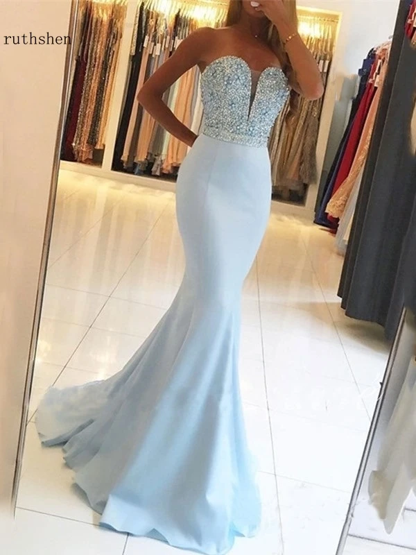Long Formal Dress Women Elegant Sweetheart Mermaid Gown Beading Robe De Soiree Sexy Crystal Party Evening Gowns
Long Formal Dress Women Elegant Sweetheart Mermaid Gown Beading Robe De Soiree Sexy Crystal Party Evening Gowns