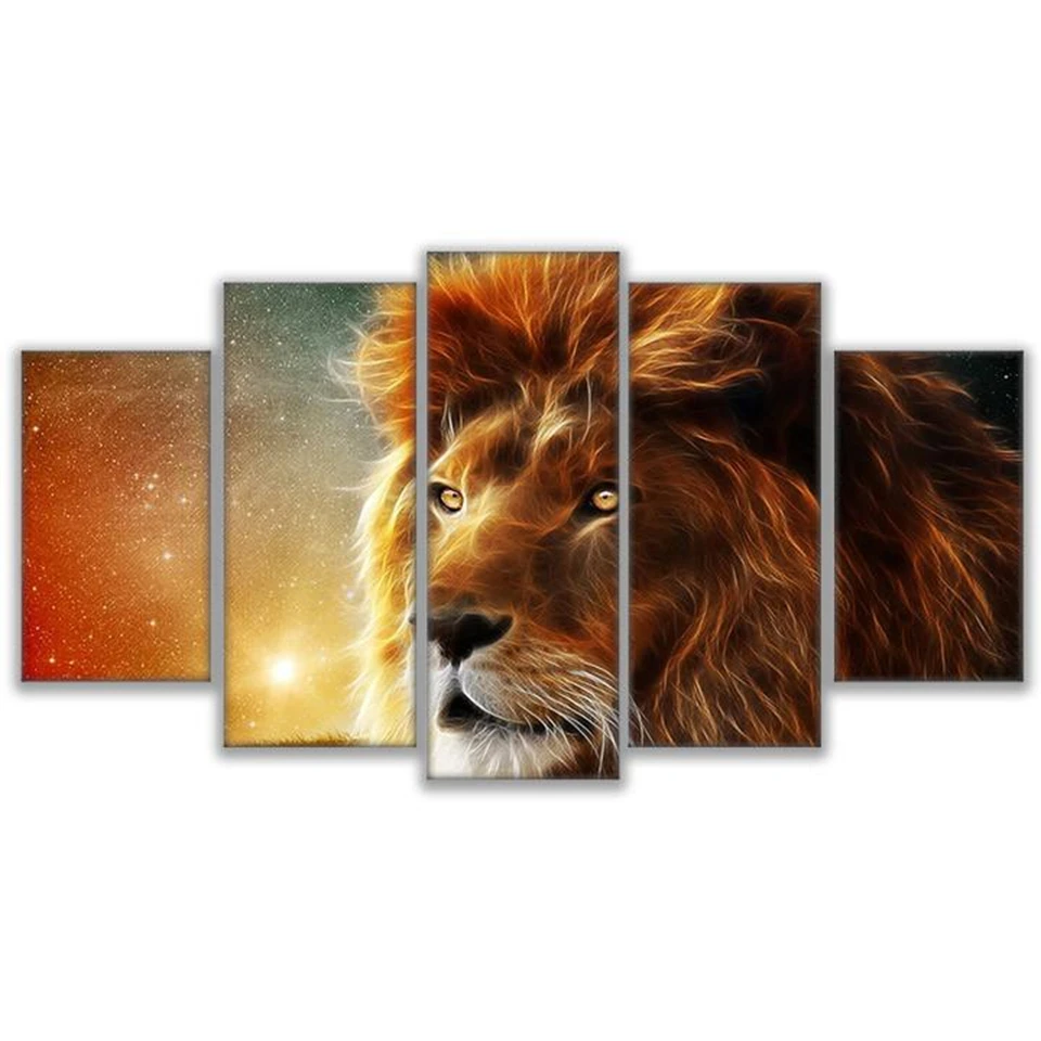 HD Prints Modular Pictures Living Room Home Decor 5 Pieces Mystic Lion Canvas Paintings Abstract Animal Posters Wall Art Frame
HD Prints Modular Pictures Living Room Home Decor 5 Pieces Mystic Lion Canvas Paintings Abstract Animal Posters Wall Art Frame