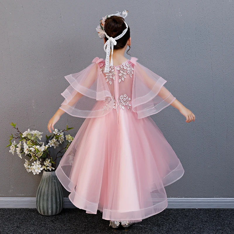 Summer Girls Toddler Fashion Birthday Evening Party Tail Ball Gown Mesh Dress Baby Kids Piano Model Show Dress For 3~13years old
Summer Girls Toddler Fashion Birthday Evening Party Tail Ball Gown Mesh Dress Baby Kids Piano Model Show Dress For 3~13years old