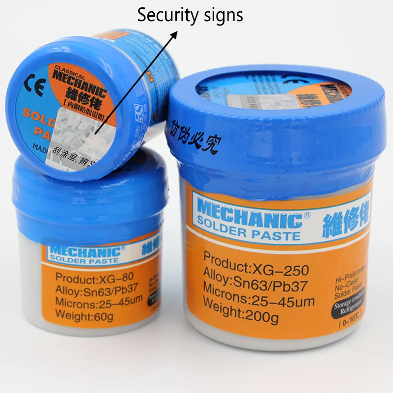 1pc Welding Flux Solder Paste XG-50XG-Z240 XG-80 XG-250 Welding Tool Solder Paste Sn63/Pb37 Solder Paste Welding Fluxes
1pc Welding Flux Solder Paste XG-50XG-Z240 XG-80 XG-250 Welding Tool Solder Paste Sn63/Pb37 Solder Paste Welding Fluxes