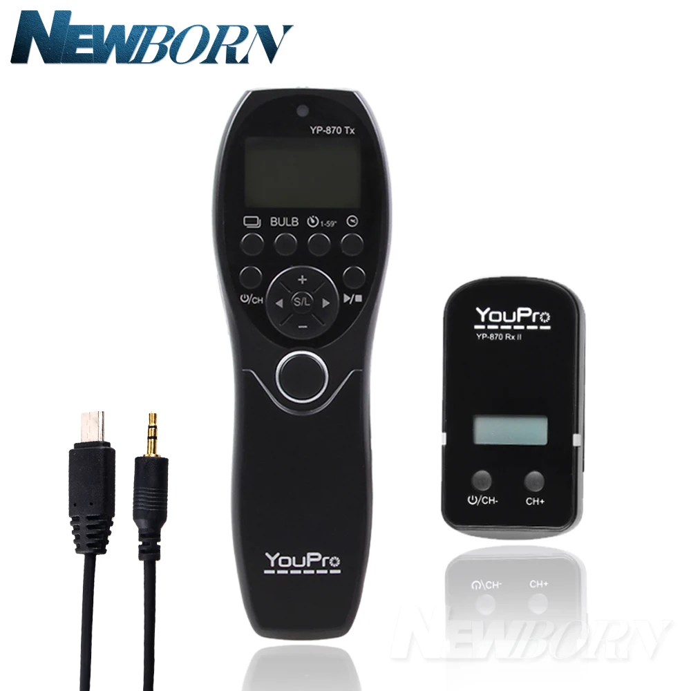 Беспроводной пульт дистанционного управления затвором YouPro YP 870II S2 для Sony a7 a7R a7S a7II