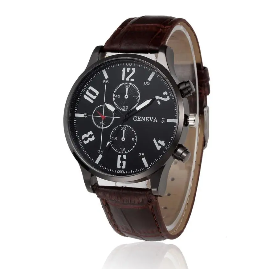 2018 new fashion men's quartz watch stainless steel watch retro leather design men's business watch Relogio Masculino #F
2018 new fashion men's quartz watch stainless steel watch retro leather design men's business watch Relogio Masculino #F