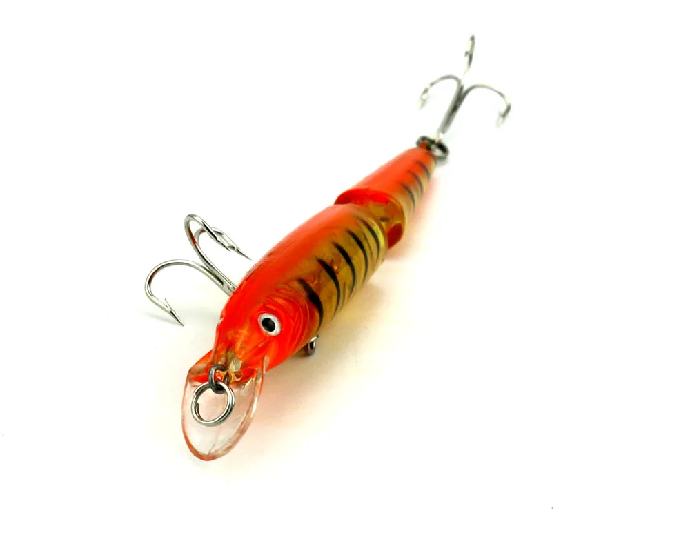 

Hengjia plastic hard jointed minnow fishing lures swimbaits wobblers crankbaits pesca fishing tackles 10.5cm 9.6g 4#hooks