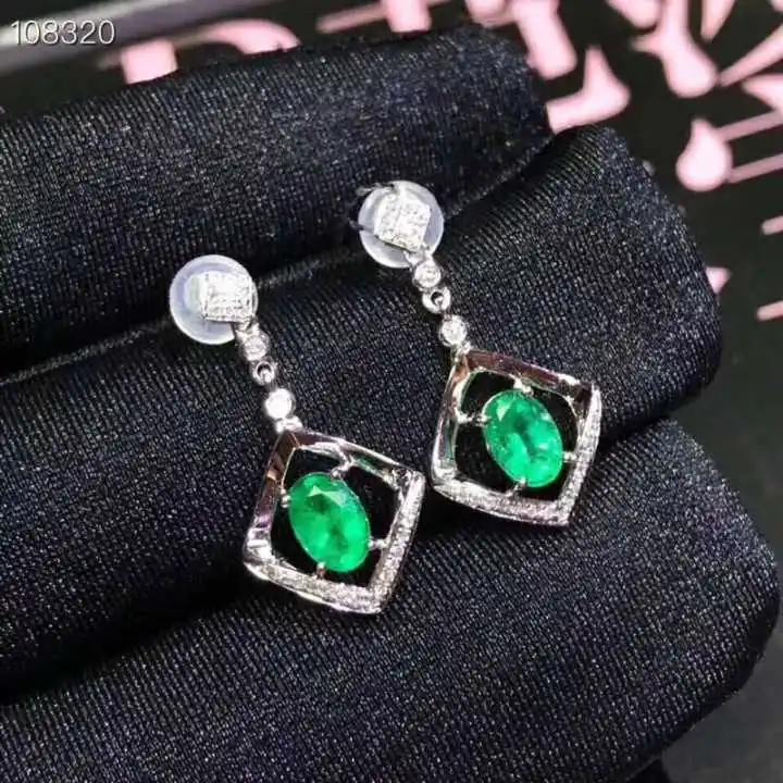 Fashion Simplicity square natural green emerald drop earrings Natural gemstone earrings S925 silver female girl gift jewelry
Fashion Simplicity square natural green emerald drop earrings Natural gemstone earrings S925 silver female girl gift jewelry