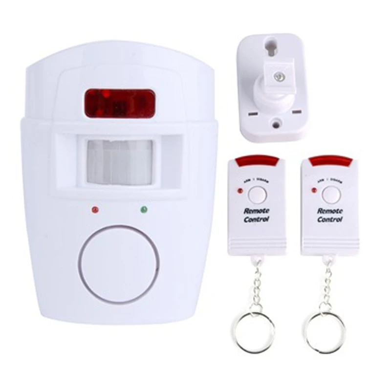Wireless PIR Infrared Motion Sensor Alarm Detector 2pcs Remote Controllers Door Window Anti-Theft Home Security Systems
Wireless PIR Infrared Motion Sensor Alarm Detector 2pcs Remote Controllers Door Window Anti-Theft Home Security Systems