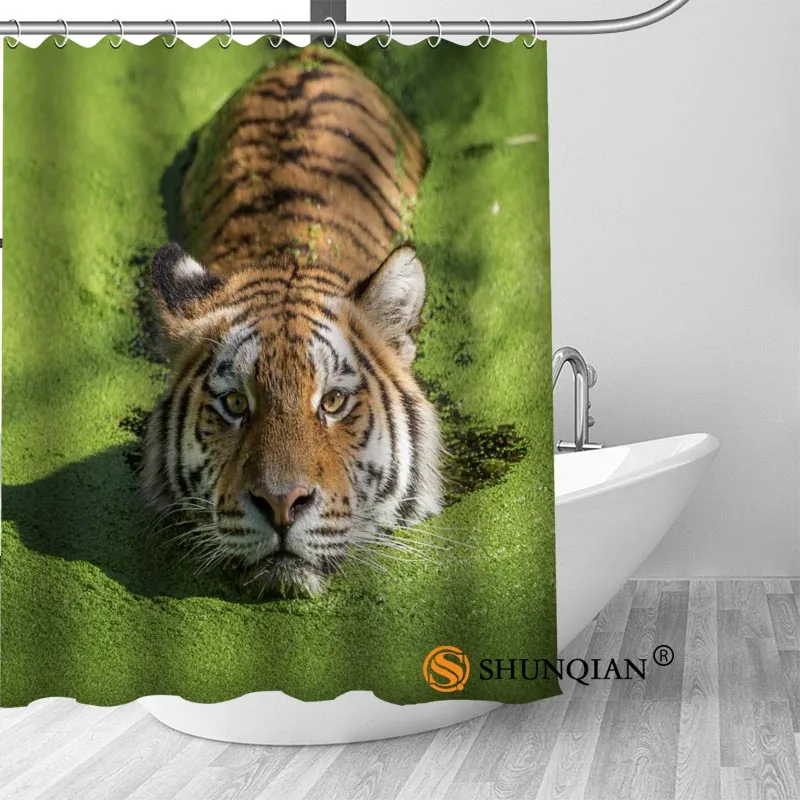 Hot Custom Cool Tiger Shower Curtains Polyester Bathroom Curtains With Hook Bath Curtain Bathroom Decor
Hot Custom Cool Tiger Shower Curtains Polyester Bathroom Curtains With Hook Bath Curtain Bathroom Decor
