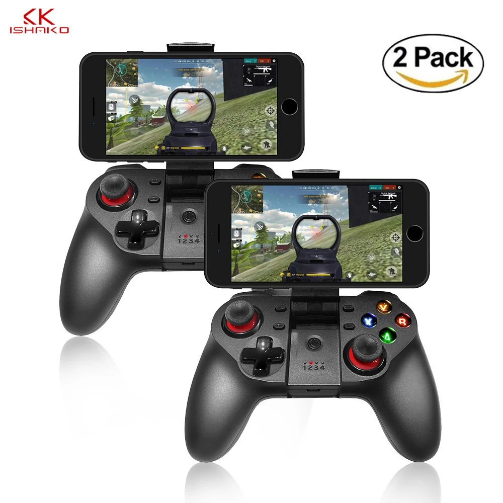 K ISHAKO Smartphone inalámbrico Joystick Gamepad Android controlador Control Bluetooth para IOS y Android PC Smart TV con el apo
K ISHAKO Smartphone inalámbrico Joystick Gamepad Android controlador Control Bluetooth para IOS y Android PC Smart TV con el apo