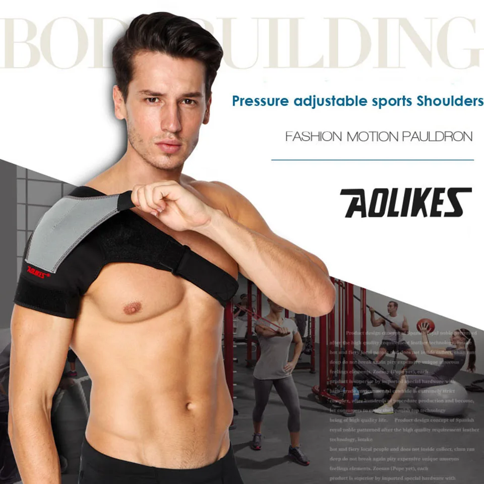 AOLIKES Adjustable Breathable Gym Sports Care Single Shoulder Support Back Brace Guard Strap Wrap Belt Band Pads Black Bandage
AOLIKES Adjustable Breathable Gym Sports Care Single Shoulder Support Back Brace Guard Strap Wrap Belt Band Pads Black Bandage