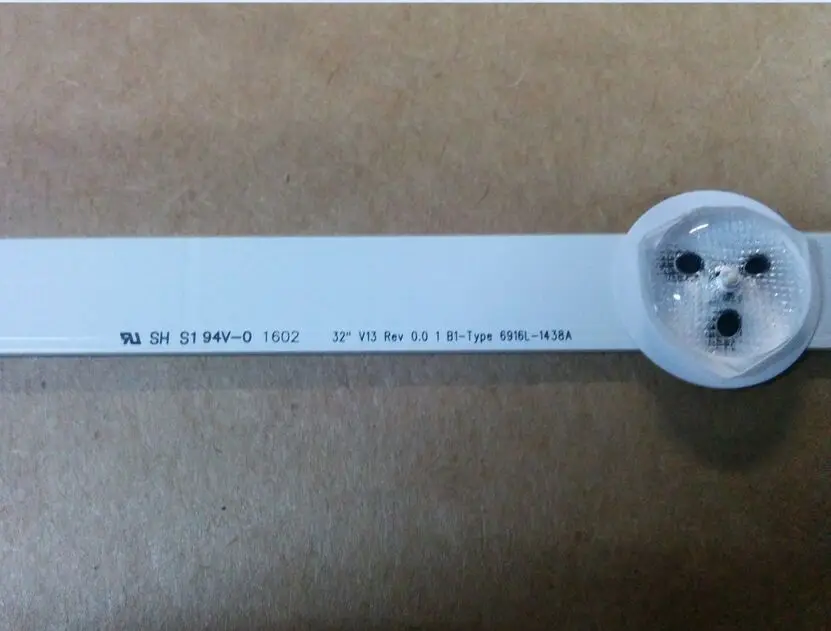 Original for LG backlight KIT 6916L-1438A B1 1pcs 6916L-1437A B2 2pcs 32LN5400 32LN577S 1set=3PCS
Original for LG backlight KIT 6916L-1438A B1 1pcs 6916L-1437A B2 2pcs 32LN5400 32LN577S 1set=3PCS