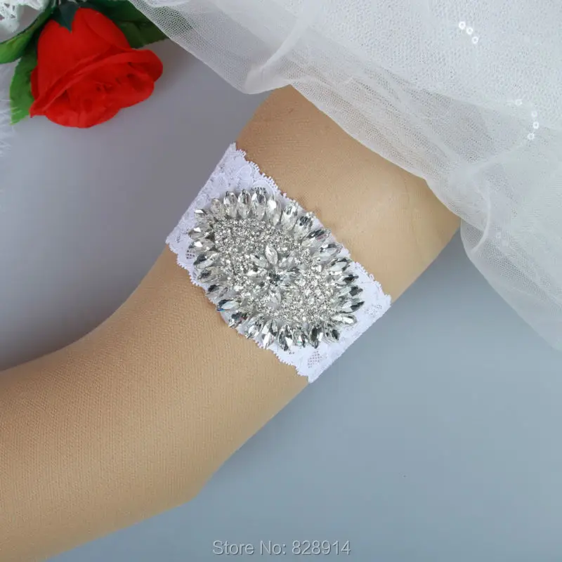 Luxury Crystal Applique Stretched Lace Wedding Garter Belt Bridal garter Set Handmade Keepsake garter HY010
Luxury Crystal Applique Stretched Lace Wedding Garter Belt Bridal garter Set Handmade Keepsake garter HY010