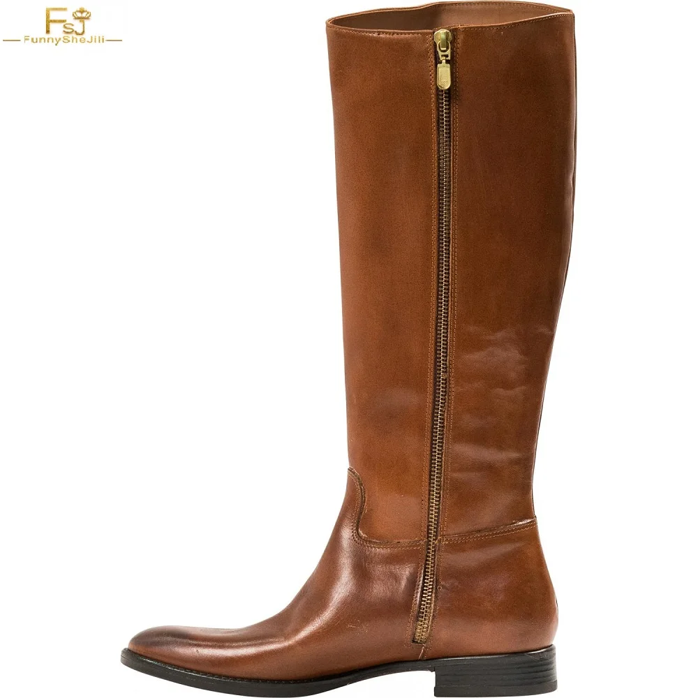 FSJ Winter Genuine Cow Leather shoes for Davina Pearl Size 14 Heel Height 15cm Platform 5cm Brown Ankle height 12cm Girth 38cm
FSJ Winter Genuine Cow Leather shoes for Davina Pearl Size 14 Heel Height 15cm Platform 5cm Brown Ankle height 12cm Girth 38cm
