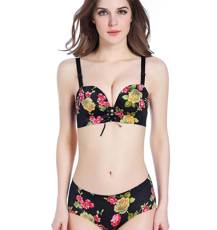 Wireless Push Up Bra Women Fashion Seamless Flower Bra Bandage Massage Bralette Women Underwear Lingerie Thick Bra Set
Wireless Push Up Bra Women Fashion Seamless Flower Bra Bandage Massage Bralette Women Underwear Lingerie Thick Bra Set