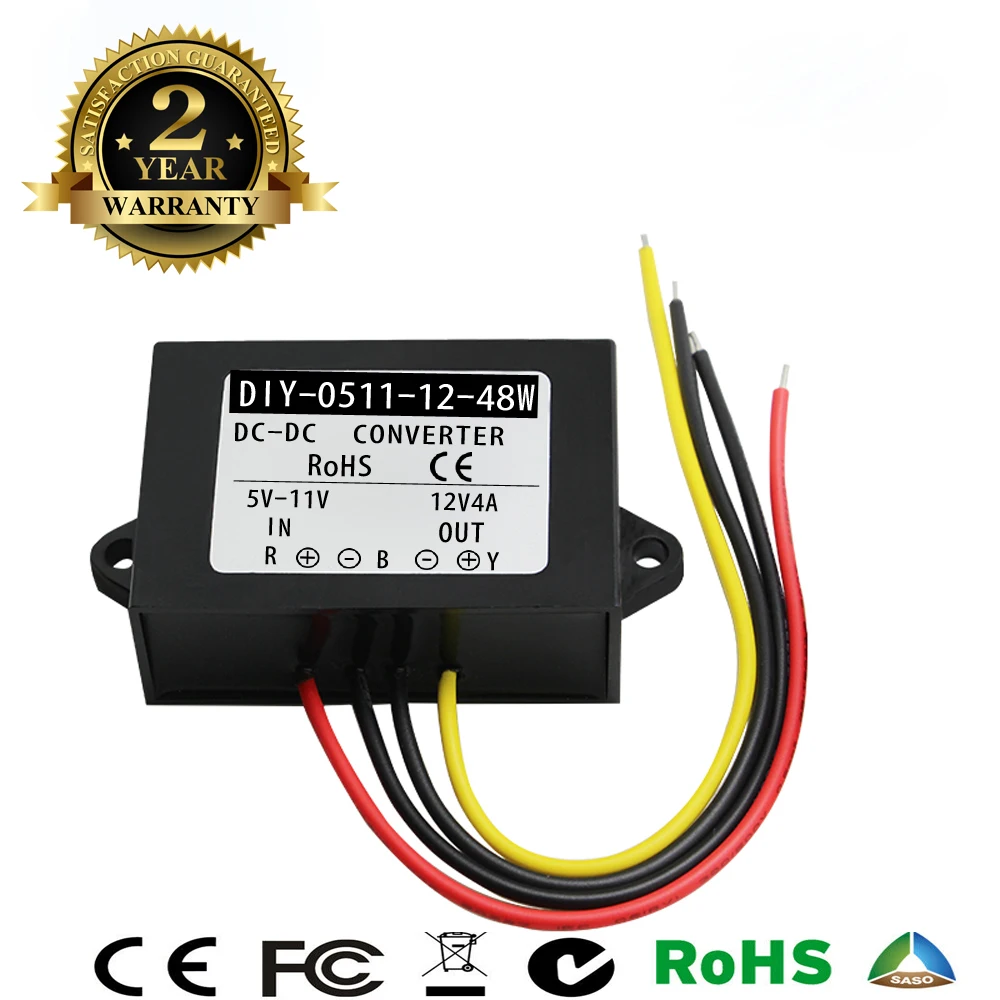 10PCS Converter DC 5V 6V 7V 8V 9V 10V 11V To 12V 3A 4A 48W DC DC Step Up Waterproof Boost Power Supply Module Car Power Inverter
10PCS Converter DC 5V 6V 7V 8V 9V 10V 11V To 12V 3A 4A 48W DC DC Step Up Waterproof Boost Power Supply Module Car Power Inverter