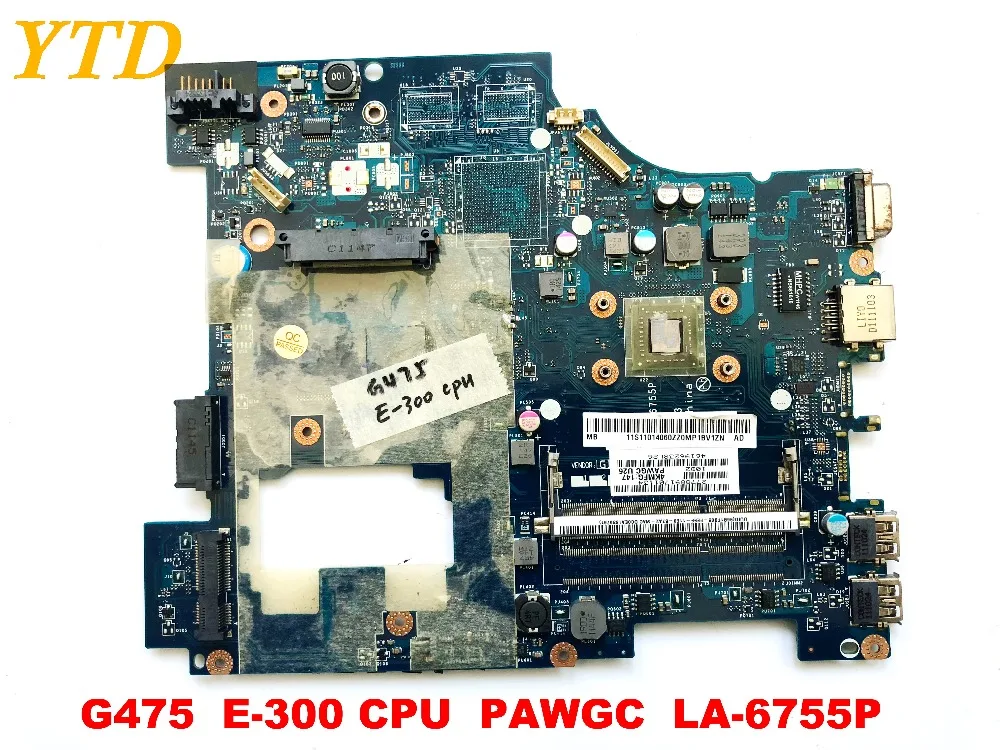 Original for Lenovo G475 laptop motherboard G475 E-300 CPU PAWGC LA-6755P tested good free shipping
Original for Lenovo G475 laptop motherboard G475 E-300 CPU PAWGC LA-6755P tested good free shipping