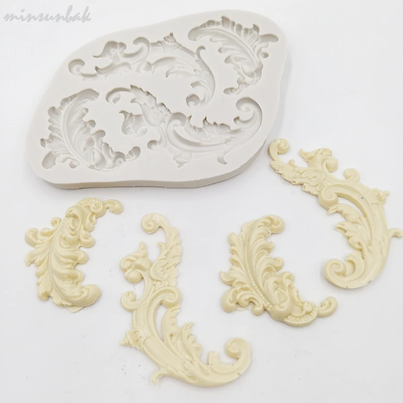 minsunbak Feather Shape Cake Border Decoration Tool Classic European Embossed Silicone Fondant Mould
minsunbak Feather Shape Cake Border Decoration Tool Classic European Embossed Silicone Fondant Mould