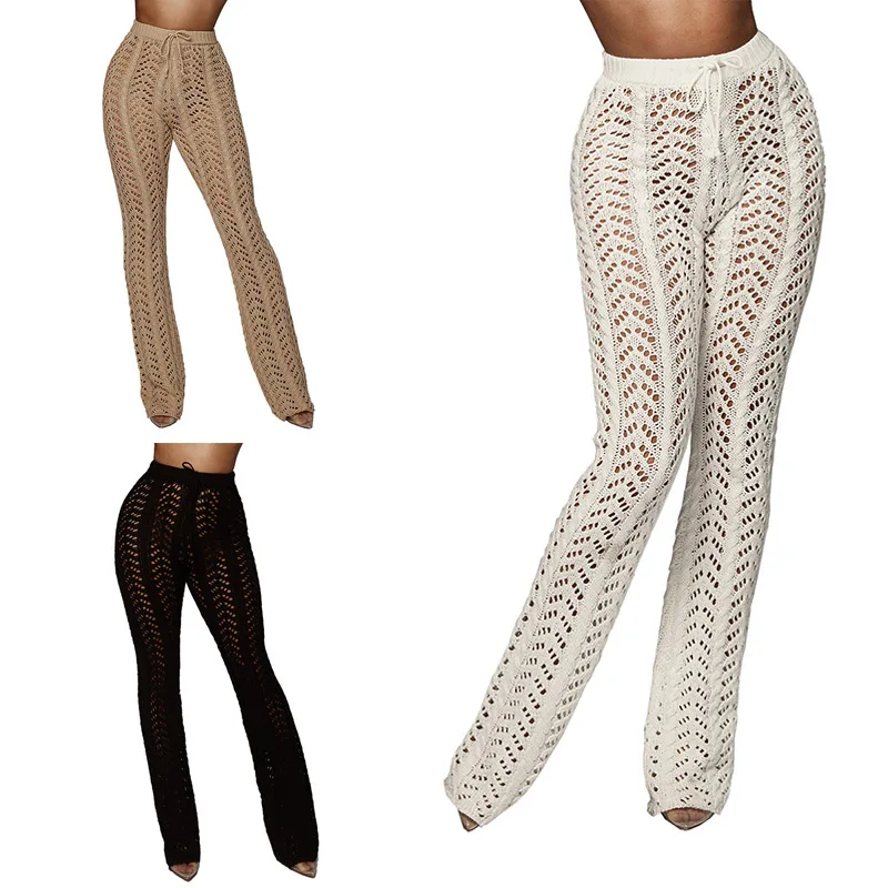 ASKATE Sexy Crochet Bikini Cover Up Summer Pants Women hollow out Beach Pants Trousers Swimsuit Bathing suit cover ups Beachwear
ASKATE Sexy Crochet Bikini Cover Up Summer Pants Women hollow out Beach Pants Trousers Swimsuit Bathing suit cover ups Beachwear