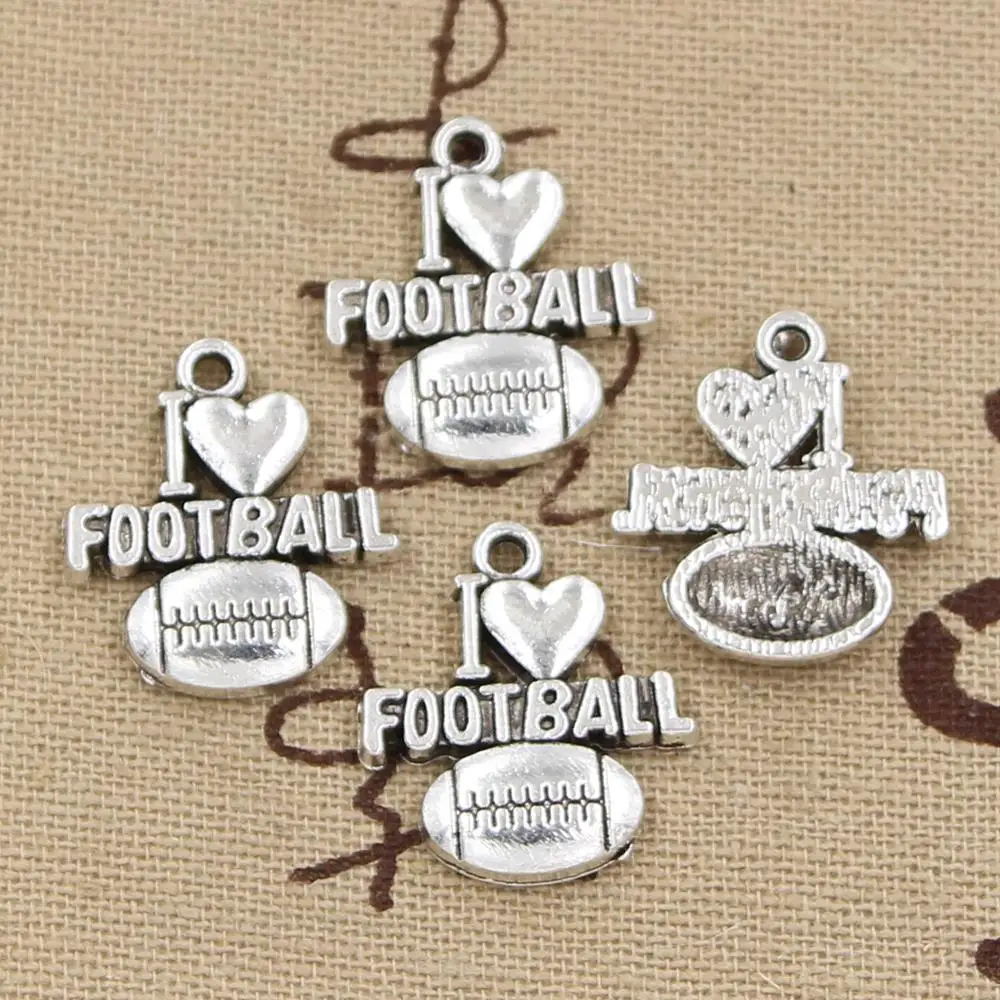 15 шт. Подвески I Love Football 20x18 мм античные бронзовые Серебристые Подвески для изготовления ювелирных украшений ручной работы из тибетской брон...
15 шт. Подвески I Love Football 20x18 мм античные бронзовые Серебристые Подвески для изготовления ювелирных украшений ручной работы из тибетской брон...