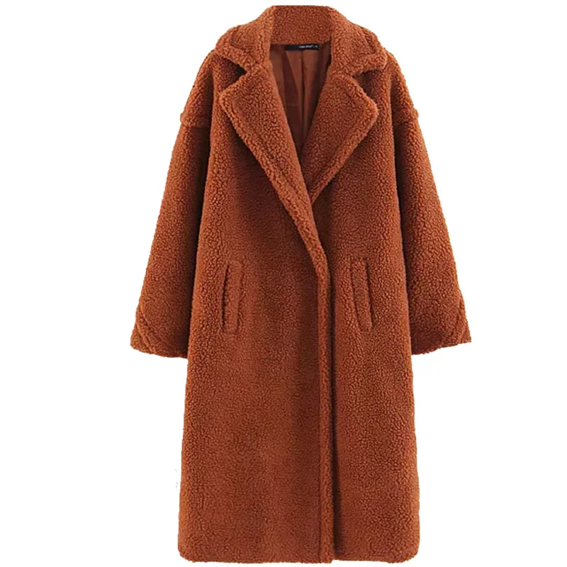 b new Brown Solid Pocket Open Front Casual Coat Women 2022 Autumn Fashion Warm Long Coat Office Ladies Elegant Outwear
b new Brown Solid Pocket Open Front Casual Coat Women 2022 Autumn Fashion Warm Long Coat Office Ladies Elegant Outwear