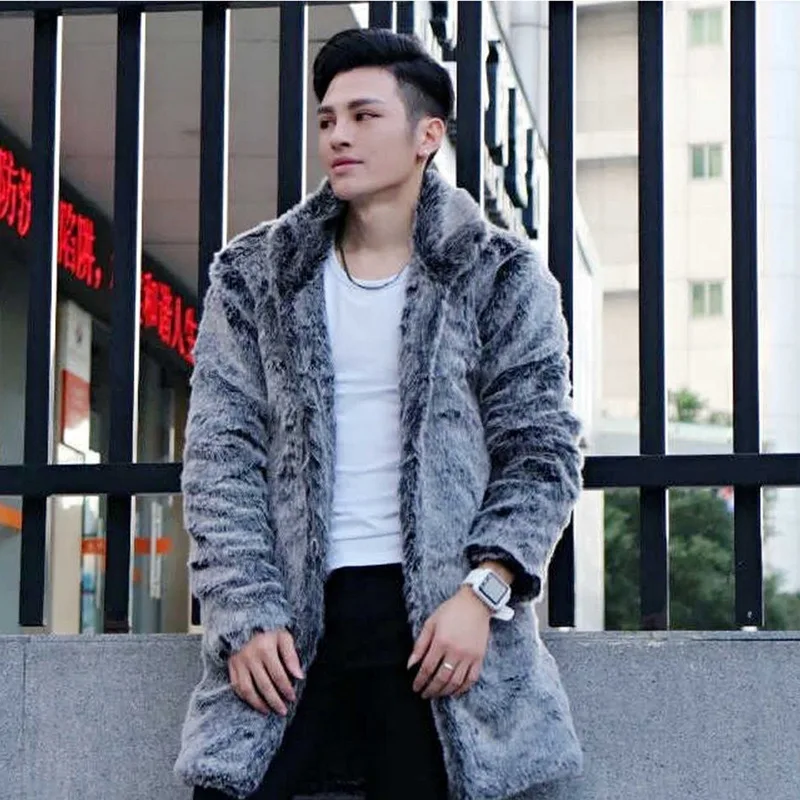 Large Size Male Slim Fake Fur Jackets Winter Autumn Warm Faux Fur Outwears Mens Man-Made Fur Jackets Chaqueta Hombre Cuero D379
Large Size Male Slim Fake Fur Jackets Winter Autumn Warm Faux Fur Outwears Mens Man-Made Fur Jackets Chaqueta Hombre Cuero D379