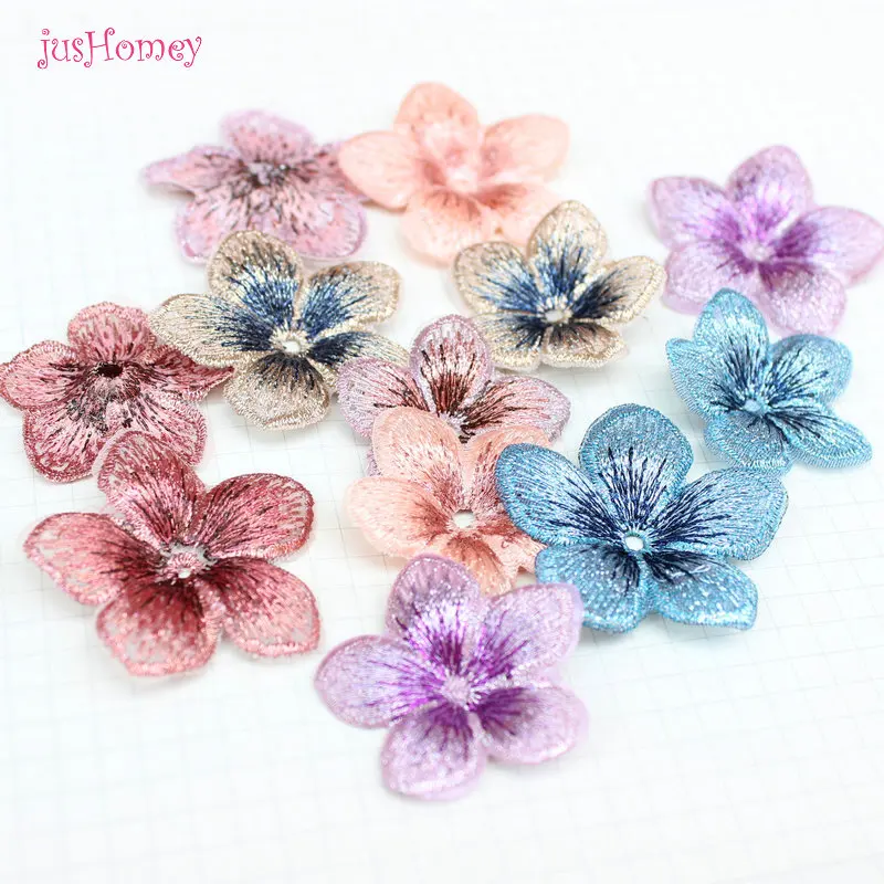 30PCS Boutique Embroidery Five Petals Flower 3D Appliques DIY Accessories 40mm/35mm for Party Decor, Doll Embellishment
30PCS Boutique Embroidery Five Petals Flower 3D Appliques DIY Accessories 40mm/35mm for Party Decor, Doll Embellishment