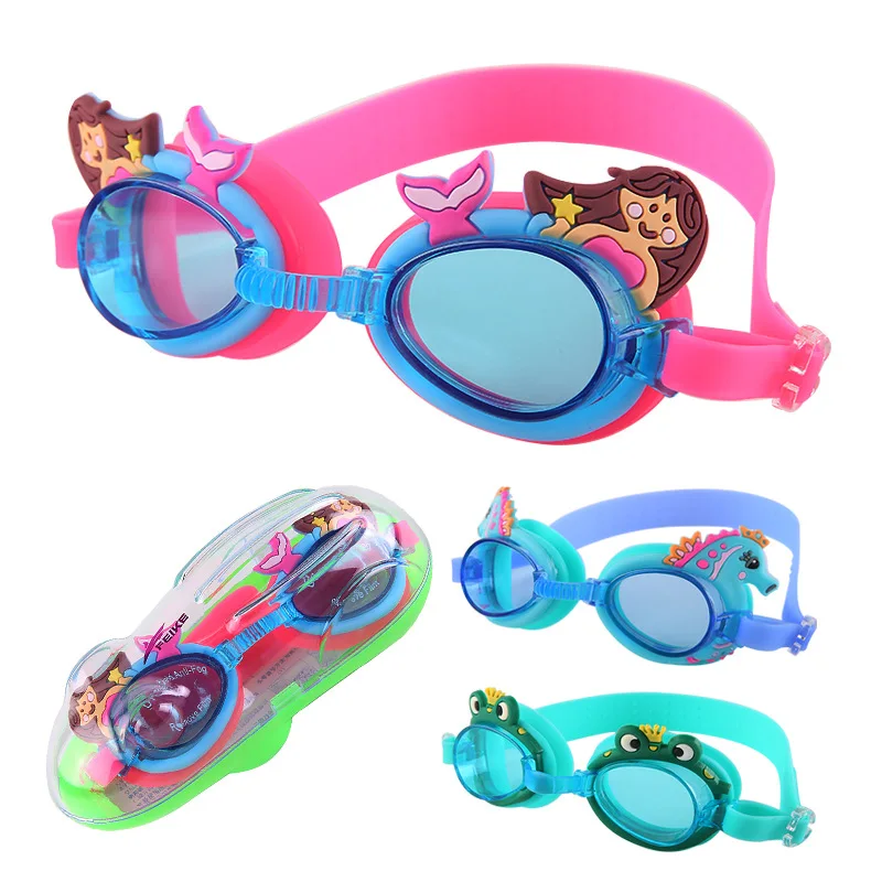 Фото Детские плавательные очки От 3 до 12 лет водонепроницаемые для - купить