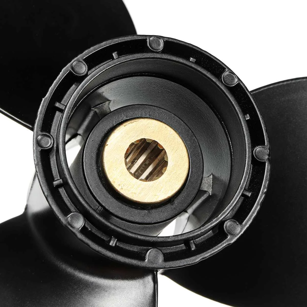 9 1/4 x 9 Boat Outboard Propeller For Suzuki 8-20HP 58100-93723-019 Aluminum Alloy Black 10 Spline Tooth Marine Propeller
9 1/4 x 9 Boat Outboard Propeller For Suzuki 8-20HP 58100-93723-019 Aluminum Alloy Black 10 Spline Tooth Marine Propeller