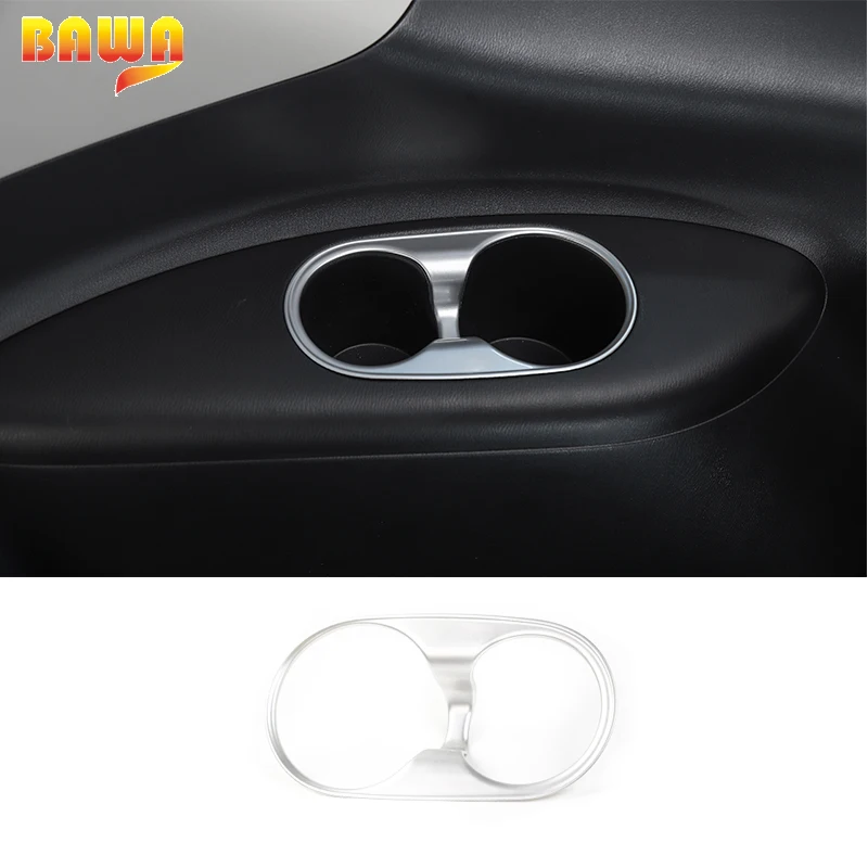 BAWA ABS Car Interior Rear Water Cup Holder Frame Decoration Cover For Nissan Patrol 2017 Up Car Styling
BAWA ABS Car Interior Rear Water Cup Holder Frame Decoration Cover For Nissan Patrol 2017 Up Car Styling