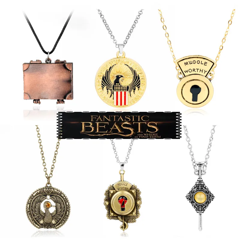 Fantastic Beasts The Crimes of Grindelwald Necklace Movie Jewelry Prop Pendant Necklaces for Women Men Handmade Trinket
Fantastic Beasts The Crimes of Grindelwald Necklace Movie Jewelry Prop Pendant Necklaces for Women Men Handmade Trinket