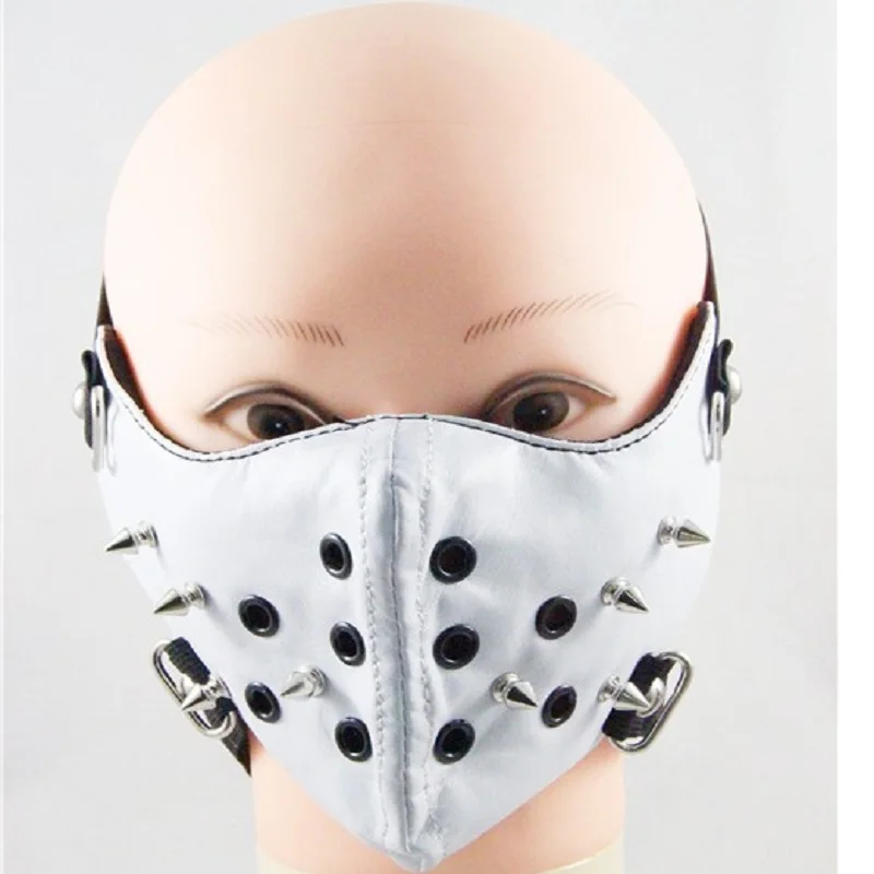 Фото Новинка 2017 модная маска для лица в стиле ретро с заклепками панк - купить