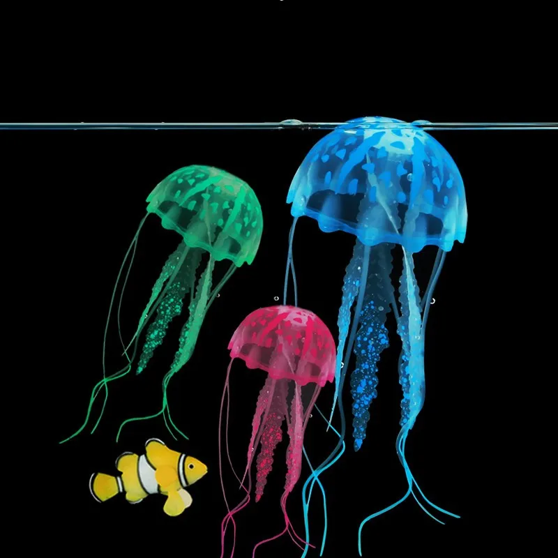 Glowing Effect Artificial Jellyfish Fish Tank Aquarium Decoration Mini Submarine Ornament 1PCS
Glowing Effect Artificial Jellyfish Fish Tank Aquarium Decoration Mini Submarine Ornament 1PCS