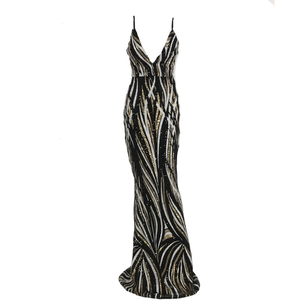 Top Quality Strap V-Neck Dress Sexy Women Fashion Celebrity Evening Party Car Show Girl Elegant Long Dresses
Top Quality Strap V-Neck Dress Sexy Women Fashion Celebrity Evening Party Car Show Girl Elegant Long Dresses