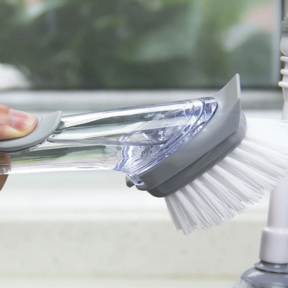 OTHERHOUSE Cleaning Brush Automatic Liquid Washing Dish Brush Pan Pot Bowl Brush Kitchen Cleaning Tools Scrubber
OTHERHOUSE Cleaning Brush Automatic Liquid Washing Dish Brush Pan Pot Bowl Brush Kitchen Cleaning Tools Scrubber