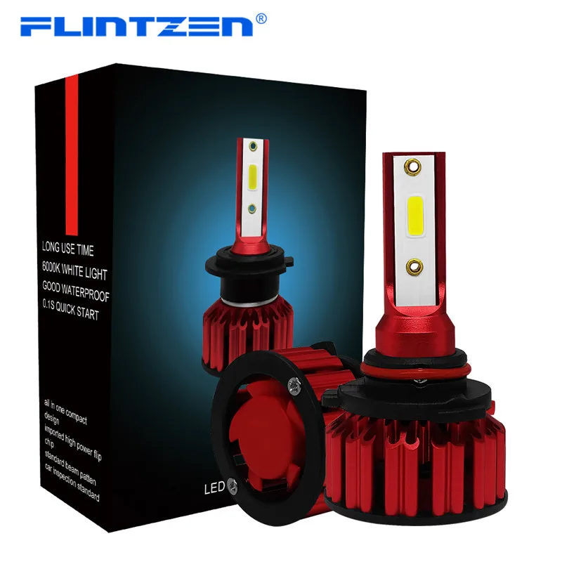 2 шт. Автомобильные светодиодные лампы 6000K h7 h1 h4 h11 9005 9006 HB4|Передние LED-фары для