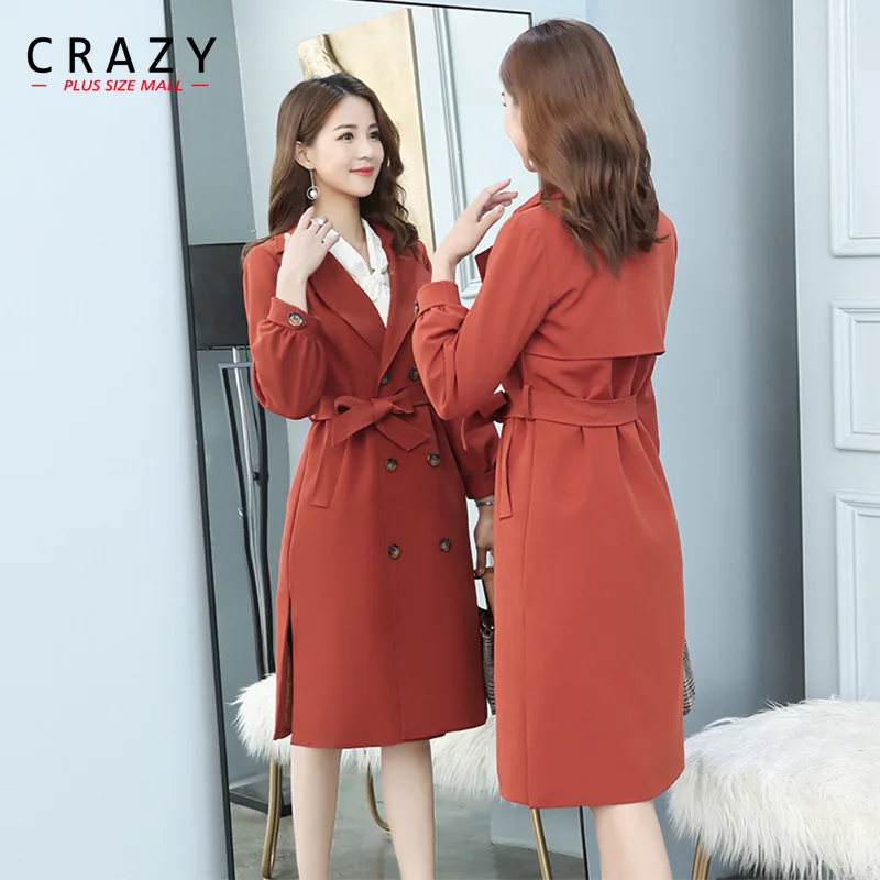 2021 New Fashion M - 5XL Plus Size Trench Coat Office Lady Trench Coat for Women Double Breasted Windbreaker Solid Color
2021 New Fashion M - 5XL Plus Size Trench Coat Office Lady Trench Coat for Women Double Breasted Windbreaker Solid Color