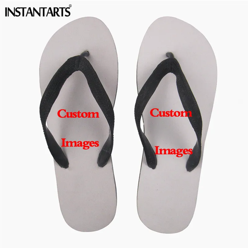 INSTANTARTS Women's Summer Slippers Rubber Non-slip Flip Flops Girls Lady Custom Images or Logos Flipflops Drop Shipping Female
INSTANTARTS Women's Summer Slippers Rubber Non-slip Flip Flops Girls Lady Custom Images or Logos Flipflops Drop Shipping Female