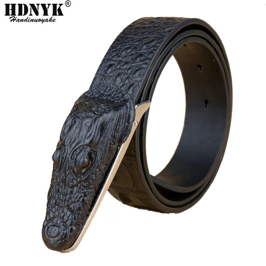 New Arrival Genuine Leather Strap Men Copy Crocodile Belt Fashion Male Waist Strap Top Quality Cowskin Smooth Buckle Big Size
New Arrival Genuine Leather Strap Men Copy Crocodile Belt Fashion Male Waist Strap Top Quality Cowskin Smooth Buckle Big Size