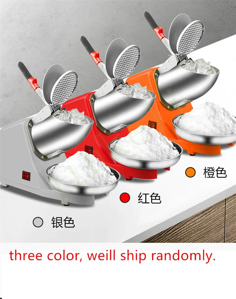 380w electric commercial cube ice shaver crusher machine 85kg/hr sand ice maker for commercial bar and shop
380w electric commercial cube ice shaver crusher machine 85kg/hr sand ice maker for commercial bar and shop