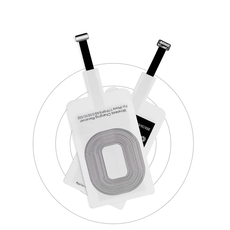 Wireless Charger Receiver Qi Induction Charging Adapter For iphone 7 6 6S 5 Samsung huawei Micro USB TypeC QI Pad dock Connector
Wireless Charger Receiver Qi Induction Charging Adapter For iphone 7 6 6S 5 Samsung huawei Micro USB TypeC QI Pad dock Connector