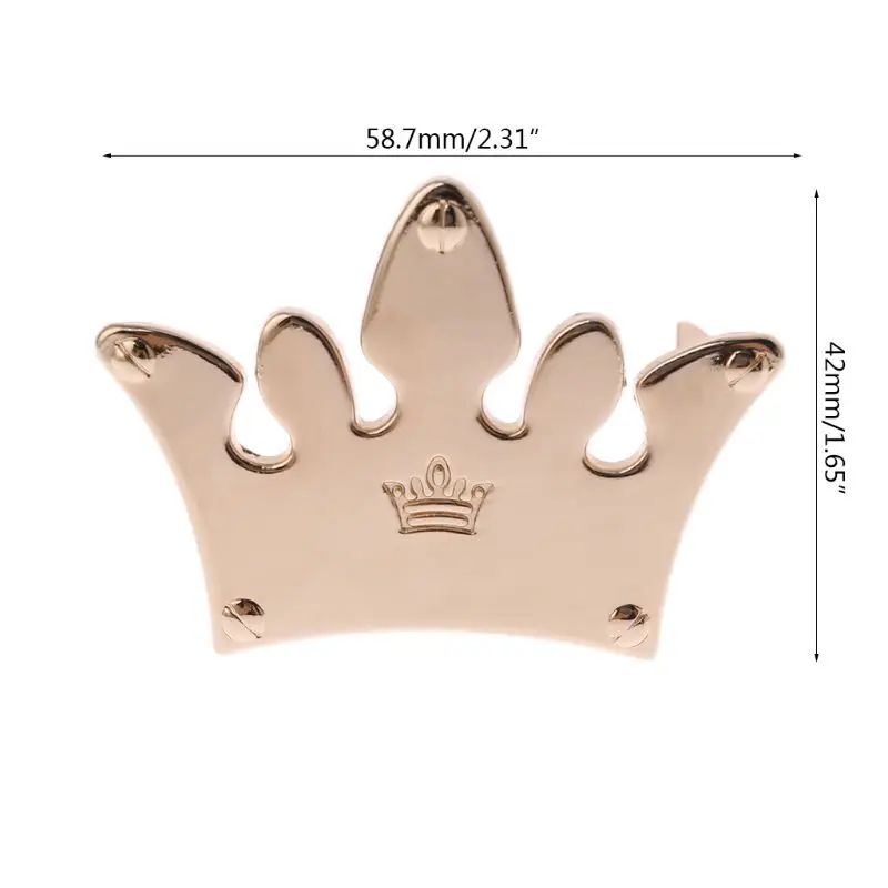 1pcs Crown Metal Bag Decoration Buckle for DIY Craft Handbag Shoulder Bags Hardware Accessories
1pcs Crown Metal Bag Decoration Buckle for DIY Craft Handbag Shoulder Bags Hardware Accessories