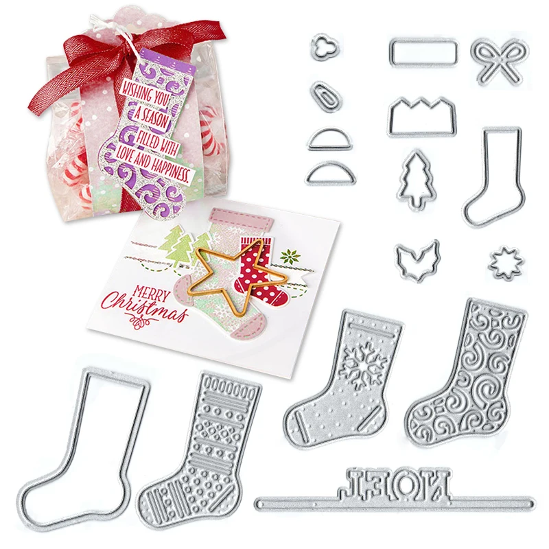 Julyarts 68*160mm Socks Metal Scrapbooking Cutting Dies Christmas Decoration New 2018
Julyarts 68*160mm Socks Metal Scrapbooking Cutting Dies Christmas Decoration New 2018